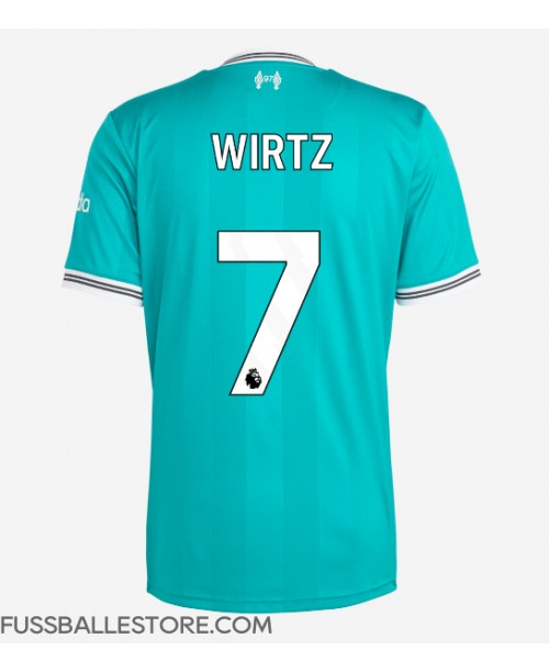 Günstige Liverpool Florian Wirtz #7 3rd trikot 2025-26 Kurzarm Günstige Liverpool Florian Wirtz #7 3rd trikot 2025-26 Kurzarm